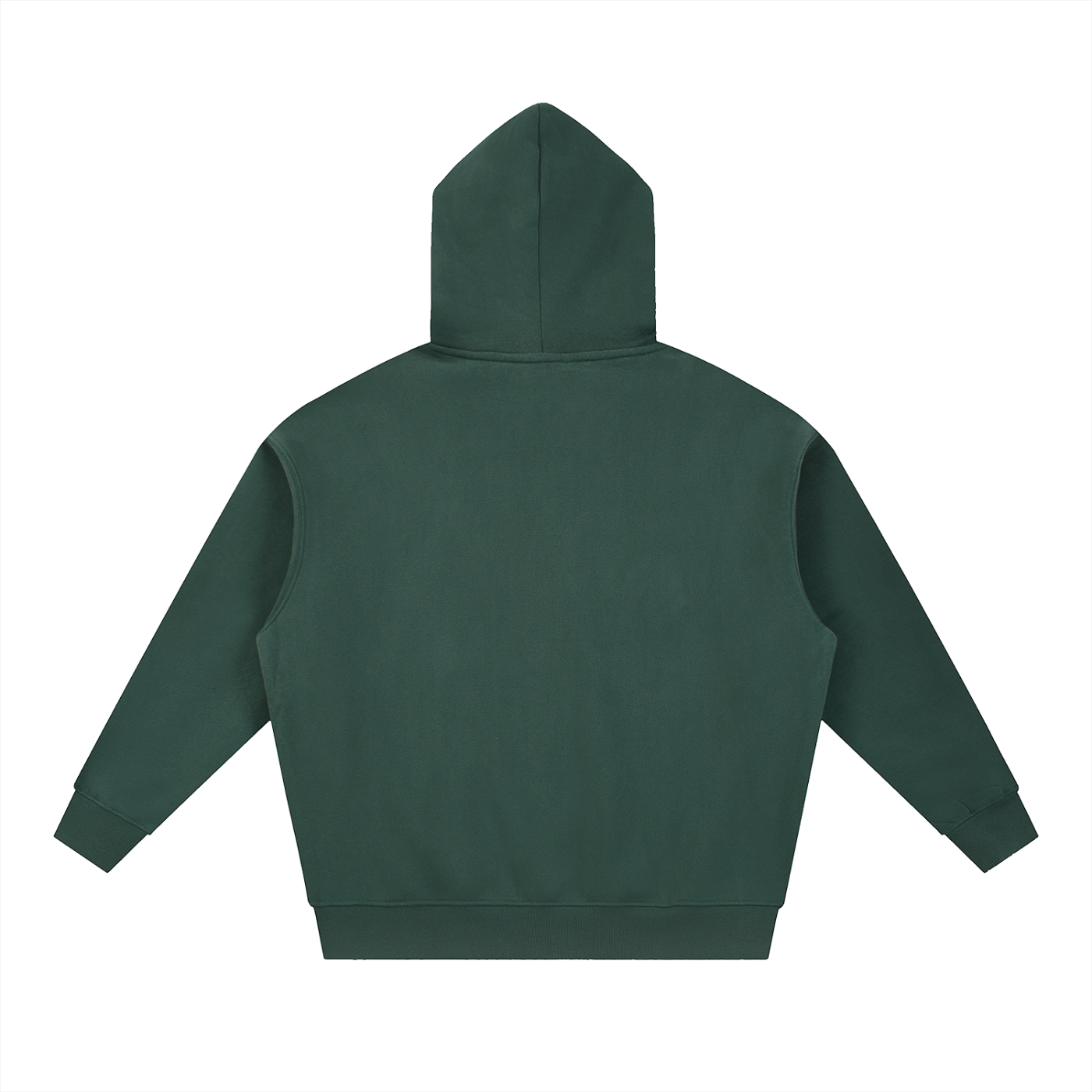 Green Essential Zip Hoodie