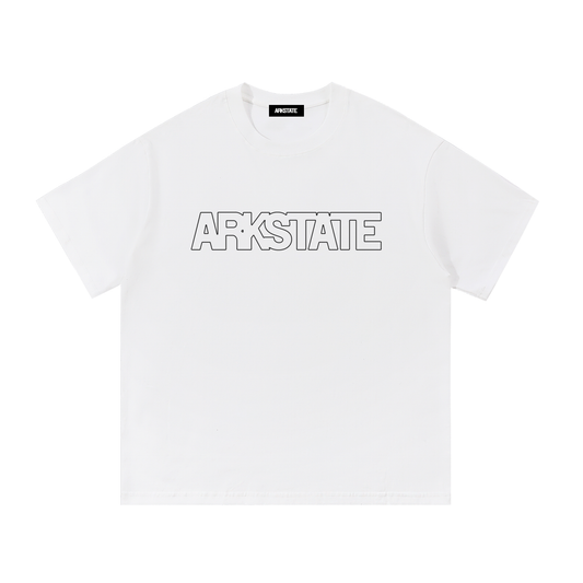 White Stencil Tee