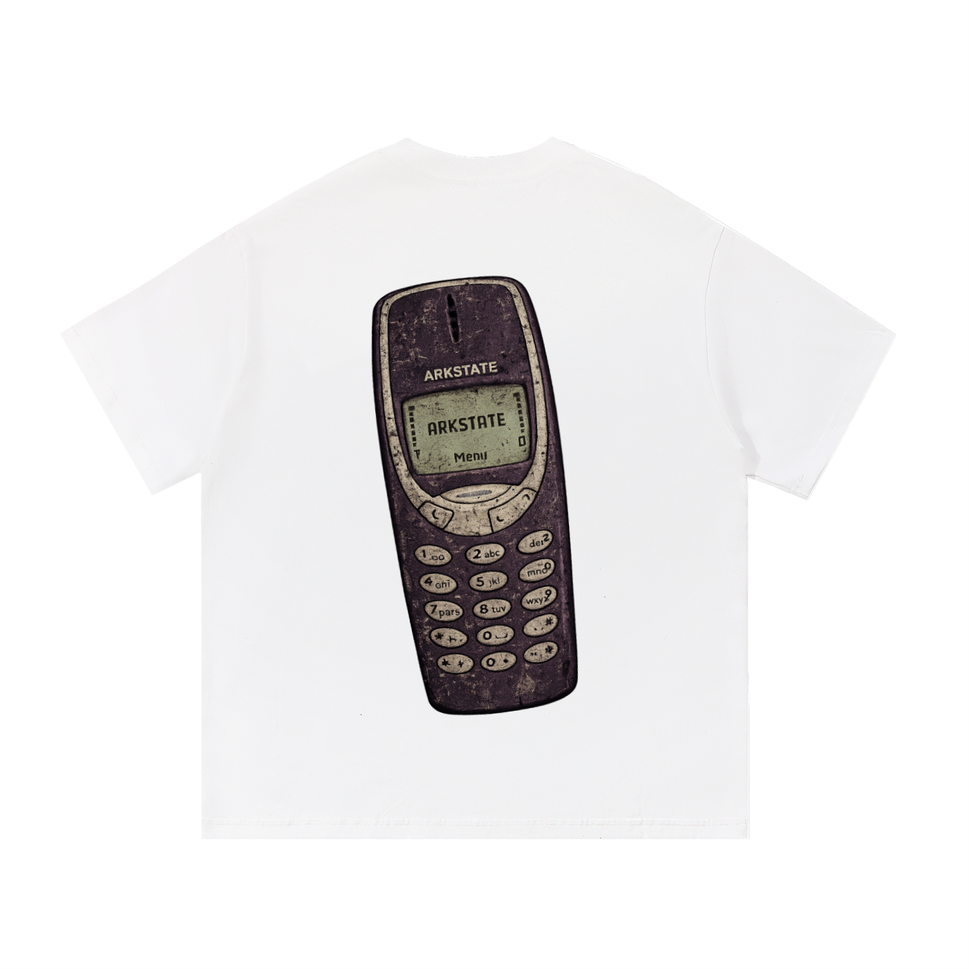 White Nokia Tee
