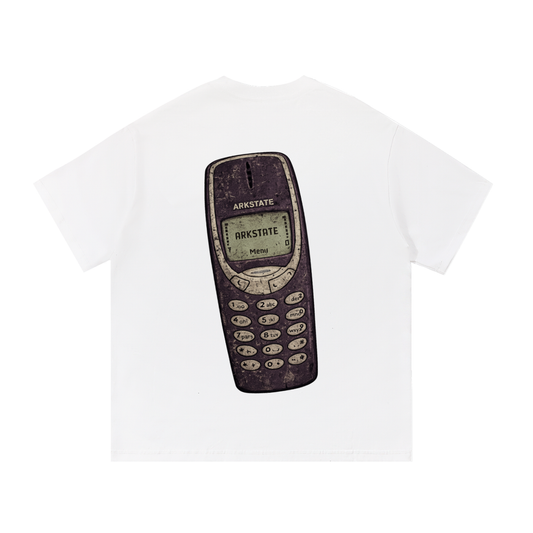 White Nokia Tee